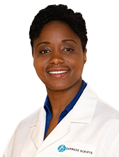 Photo de Simone Michel, pharmacienne gestionnaire à la pharmacie d’Express Scripts Canada.